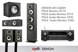 Visualizza il bundle -   Denon AVC-S660H & Polk Audio XT60 XT15 XT30 XT12