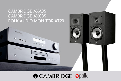   Cambridge AXA35 & AXC35 + Polk XT20