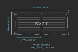 Visualizza il prodotto - Quadraspire SV2T Ripiano