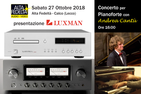 Presentazione Luxman e Concerto Andrea Cantù